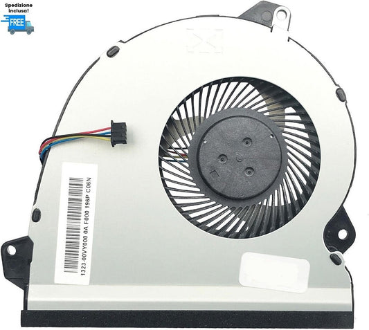 VENTOLA FAN 4 PIN DC 5V PER ASUS FX553VD FX553VE FX553VW FX552VE FX73VE PX73VD