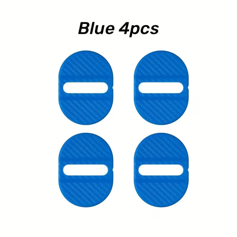 COPERTURE PROTETTIVE SERRATURA PORTIERA AUTO 4 PEZZI COLORE BLU