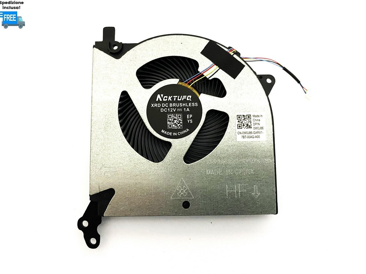 VENTOLA LENOVO LEGION 5 5-15ARH05H VERSIONE 2  MODELLO 12V FAN COOLER