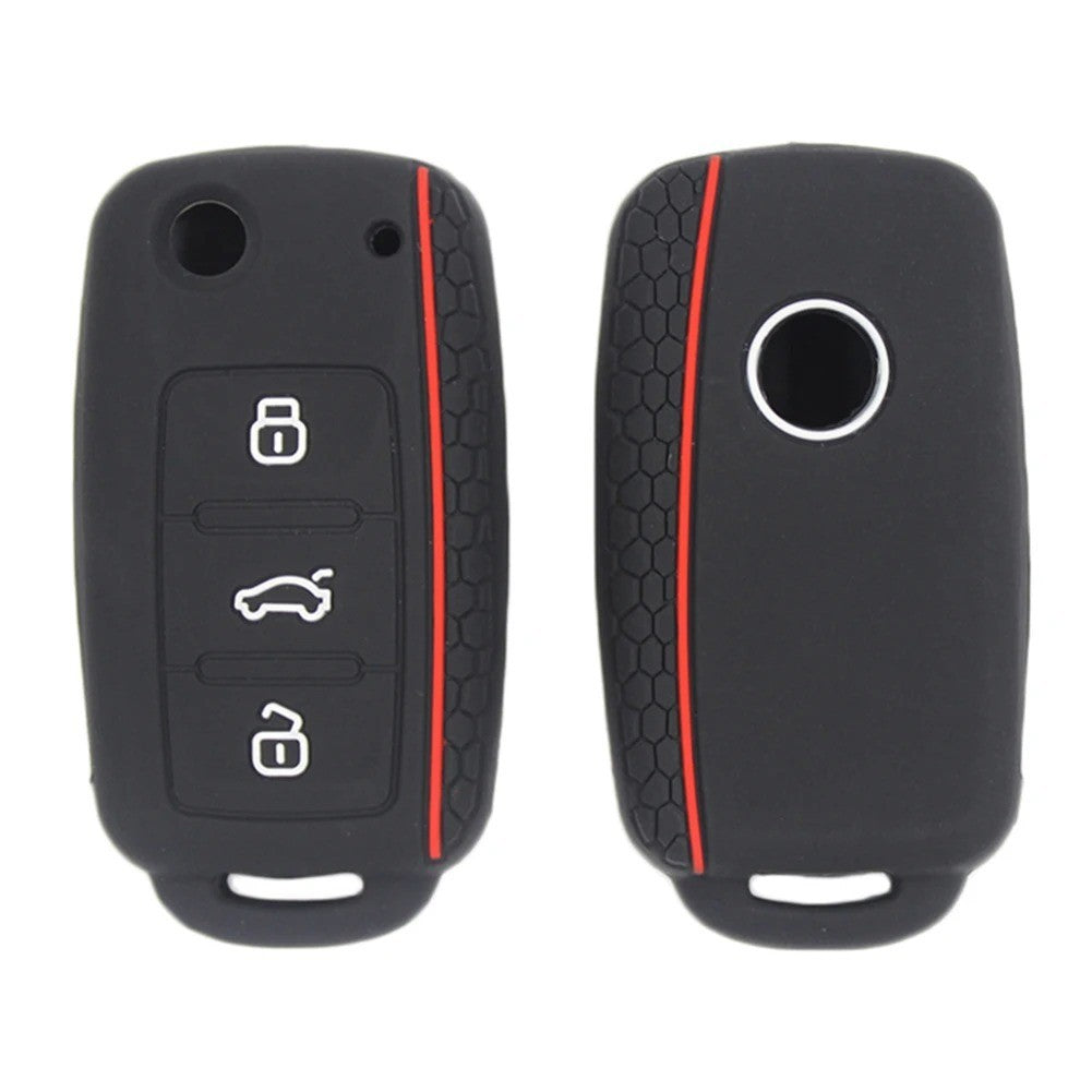 COVER CHIAVE VW POLO GOLF BORA TIGUAN SAGITAR  KEY GUSCIO TELECOMANDO SILICONE