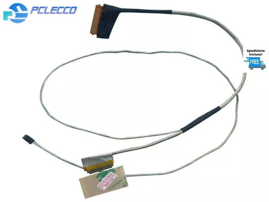 CAVO FLAT VIDEO HP 15-AX 15-BC LED 30 PIN P/N: DD0G35LC011 FLEX DISPLAY VGA