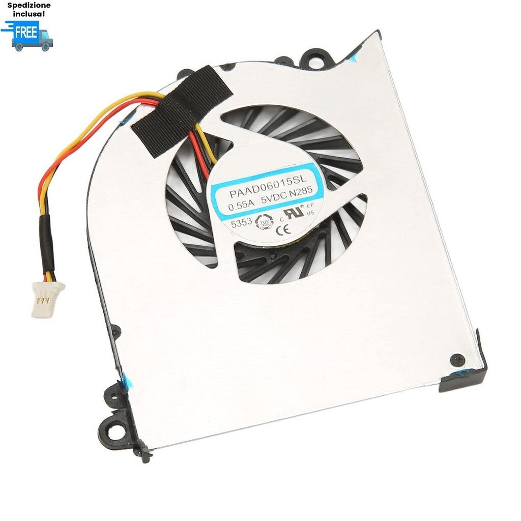 VENTOLA GPU MSI GS60 FAN 3 PIN VERSIONE 1 PER GPU RAFFREDDAMENTO NOTEBOOK
