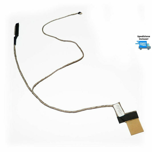 CAVO FLAT VIDEO TOSHIBA SATELLITE NB500 NB505 NB520 LED DC020016L10 LED CABLE
