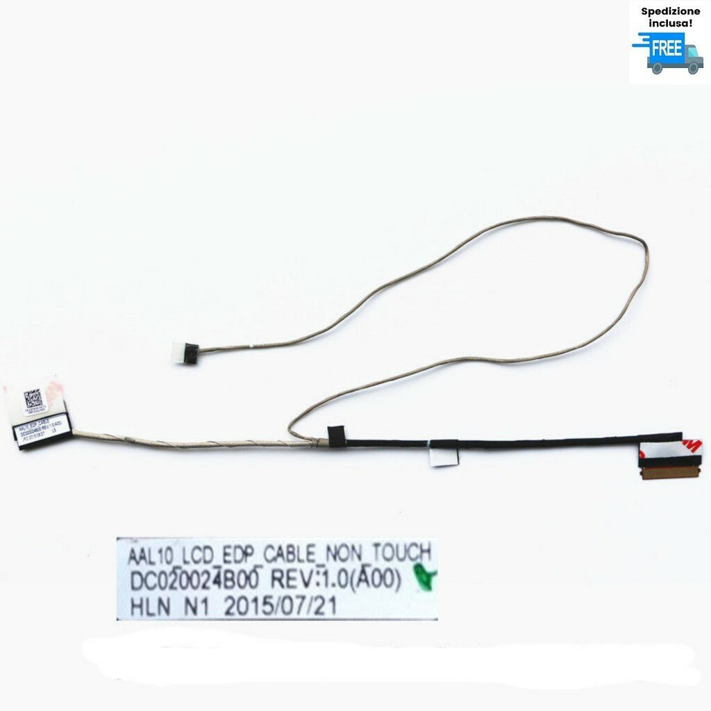 CAVO FLAT DISPLAY DELL 3458 3459 5452 5458 5459 5558 CABLE  VIDEO DC020024B00