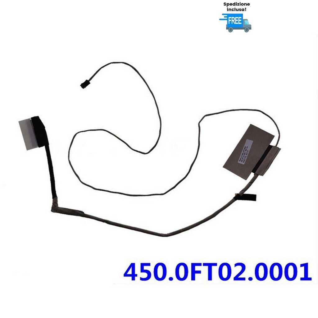 CAVO FLAT VGA ACER  A314-41 A314-33 A314-32  450.0FT02.0001 EDP CABLE 30 PIN