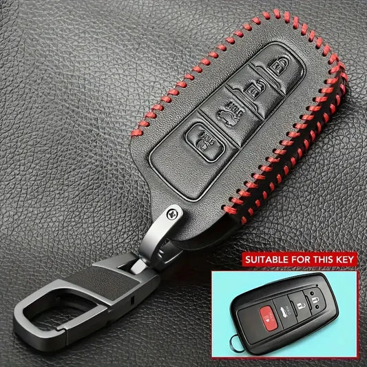 COVER CHIAVE + PORTACHIAVI 4 TASTI TOYOTA  PRADO RAV 150 CAMRY 7  COROLLA RAV4