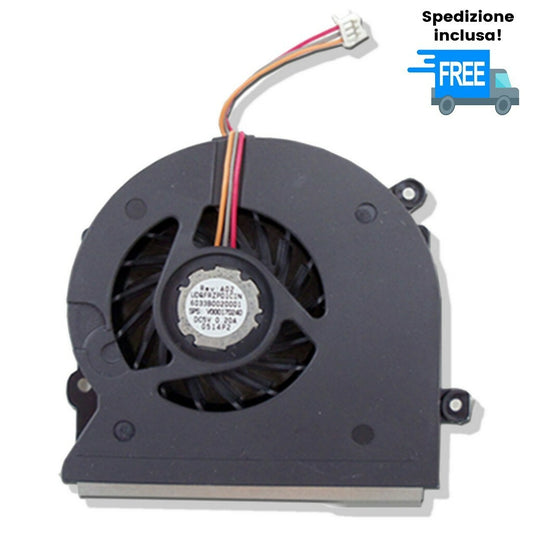 VENTOLA TOSHIBA L500D L505 L510 L515 L525 L526 L536 L511 L522 L532 L536 FAN 3PIN