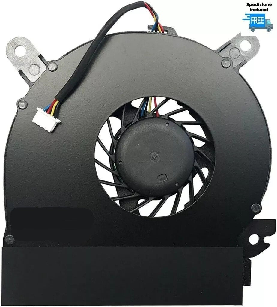 VENTOLA DELL LATITUDE E6400 E6400 ATG E6400 XFR E6500 E6510 FAN NUOVA 4 PIN