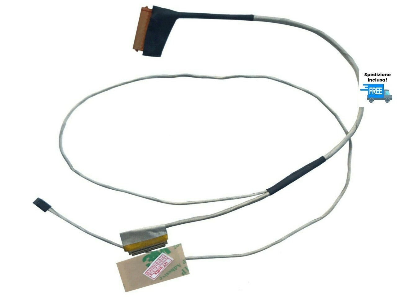 CAVO FLAT VIDEO HP 15-AX 15-BC LED 30 PIN P/N: DD0G35LC101 FLEX DISPLAY CABLE