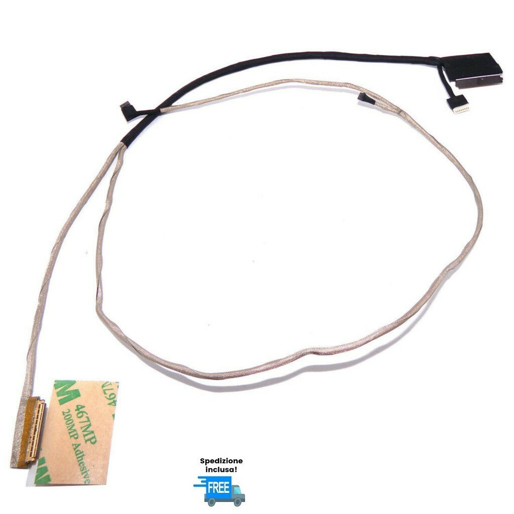 CAVO FLAT HP 15-AB 15-AB121DX 15-AB065TX TOUCH LED 30 PIN P/N: DDX15BLC010