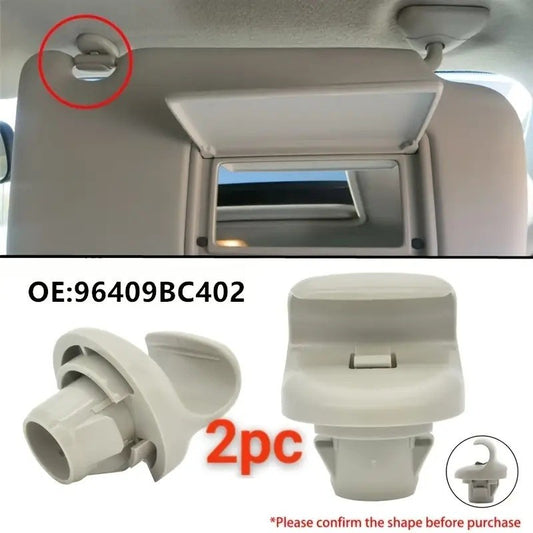 2 pz clip gancio aletta parasole NISSAN Qashqai Juke Tiida Micra Note X-Trail