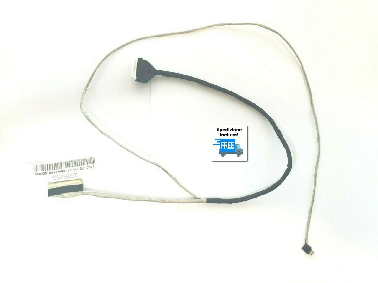 LENOVO G500S G505S G510S CAVO FLAT DISPLAY LCD LED NUOVO DC02001RR10  NO TOUCH