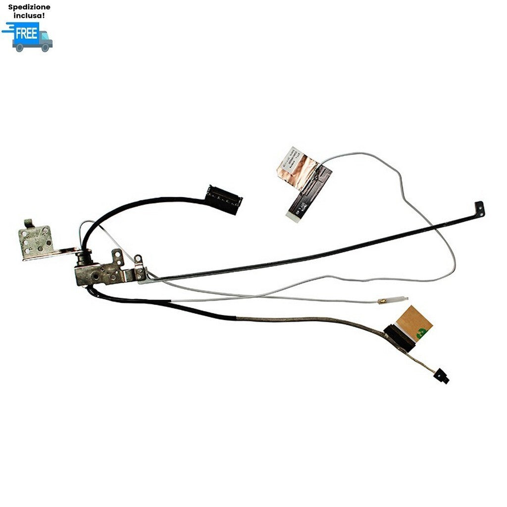 CAVO FLAT DISPLAY LENOVO FLEX 15D 15 14 CABLE LED DD0ST7LC020 CERNIERA INCLUSA