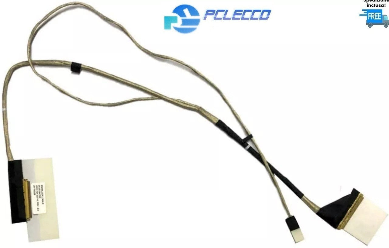 CAVO FLAT VGA LED ACER ASPIRE S5-371  S5-371T CABL  DISPLAY 40 PIN DC02C00CT00