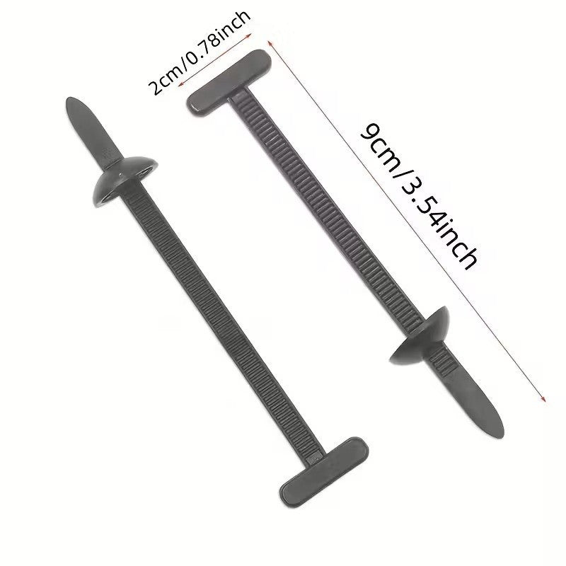 30 Clip fascette autobloccanti per fissaggio paraurti e cablaggi auto 9 cm