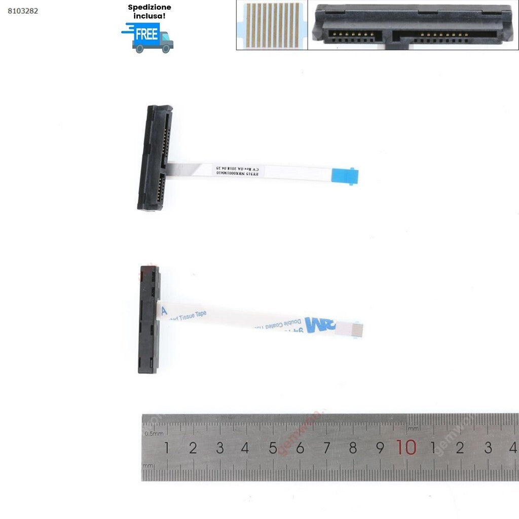 CONNETTORE HARD DISK SATA LENOVO Y7000 Y7000-15 Y530-15 CAVO HDD NBX0001M410