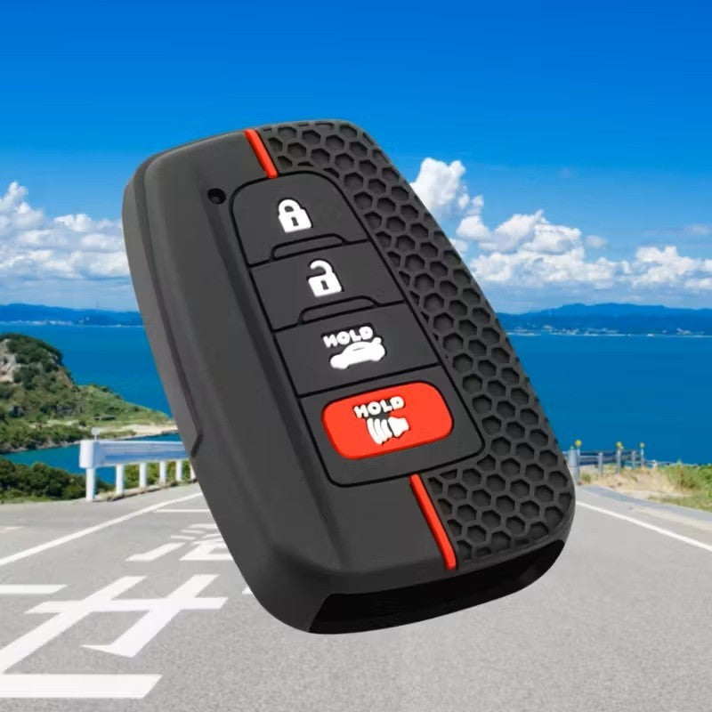 Cover chiave silicone Toyota RAV4 Camry Corolla Prius GT86 Highlander 2018-2022