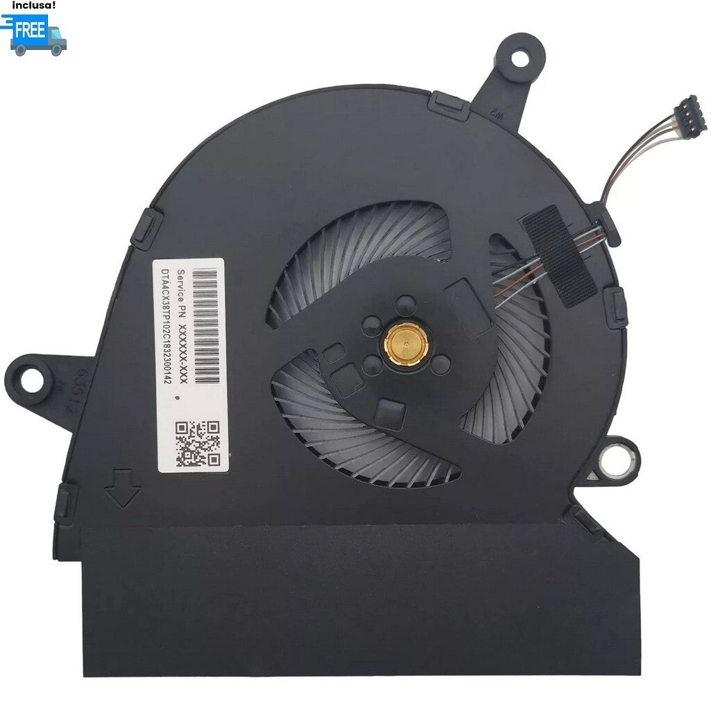 VENTOLA CPU HP SPECTRE X360 15-DF  FAN NUOVA  4 PIN COOLER  VERSIONE 2