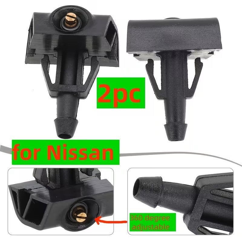 2 ugelli spruzzatori lavavetri tergicristallo per Nissan Juke F15 Micra Note