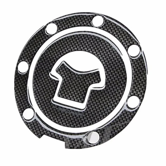 ADESIVO TAPPO SERBATOIO 3D COLORE FIBRA DI CARBONIO STICKER  PER  HONDA MODELLI: