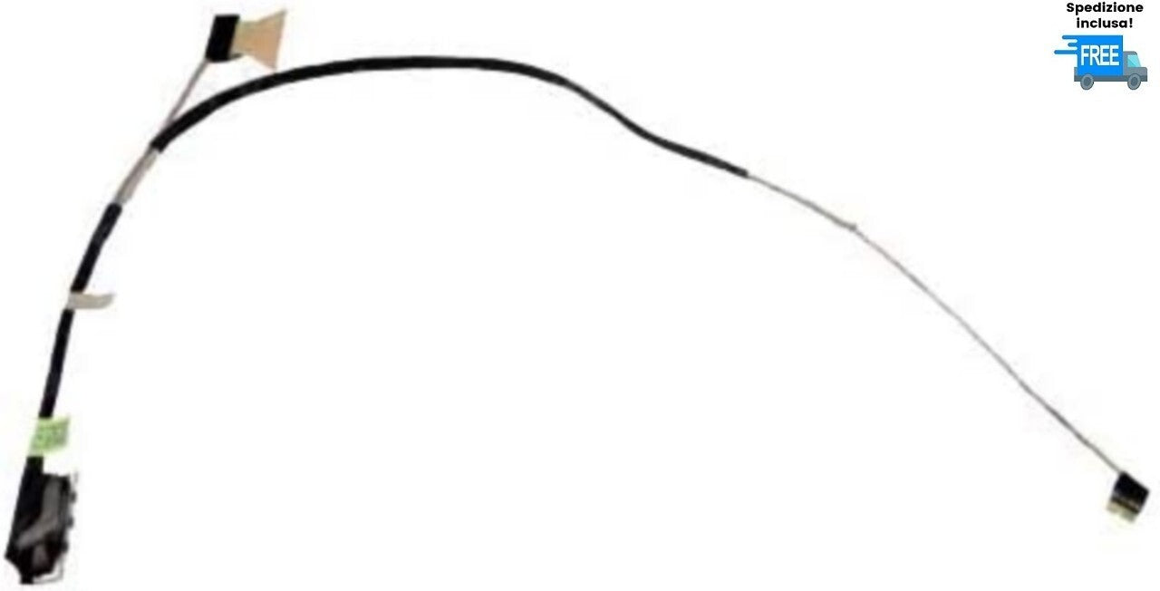 CAVO FLAT VIDEO HP  HP CONNERY 14  6017B0865801 FHD 30 PIN CABLE LED LVDS