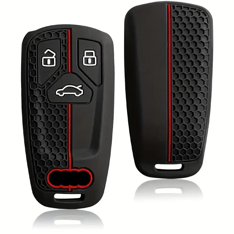 COVER CHIAVE AUDI A4L  A6L A5 A8 SQ5 Q7 TTS RS S5 S7 GUSCIO TELECOMANDO SILICONE