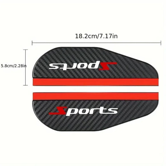 COPPIA PROTEZIONE ANTIPIOGGIA SPECCHIETTI RETROVISORE AUTO COVER  UNIVERSALI -