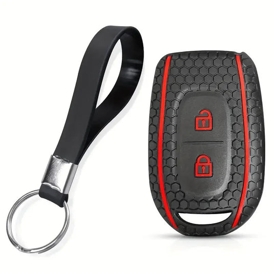 COVER CHIAVE + PORTACHIAVI RENAULT DUSTER TRAFIC GUSCIO TELECOMANDO SILICONE