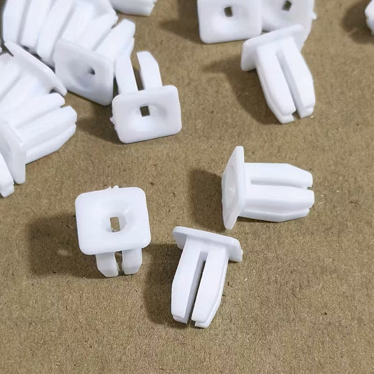 25 pezzi Clip fissaggio base vite plastica bianca x paraurti Ford Chrysler Jepp