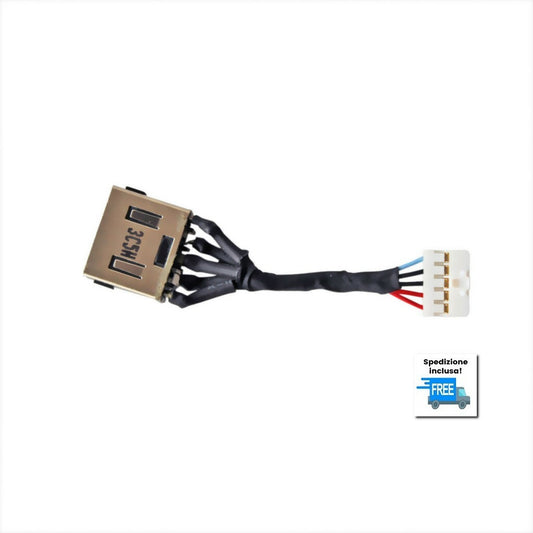 JACK LENOVO  Y40-70M Y40-70AT Y40-70  DW784 CONNETTORE ALIMENTAZIONE DC IN 5 PIN