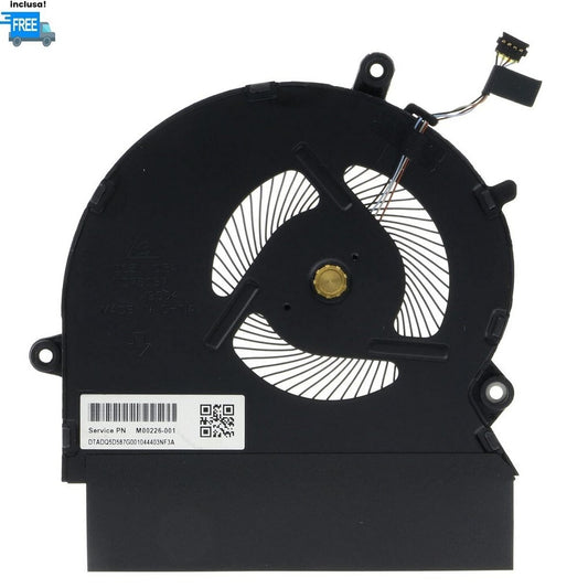 VENTOLA CPU HP SPECTRE X360 15-EB  FAN NUOVA  4 PIN COOLER L95630-001 VERSIONE 2