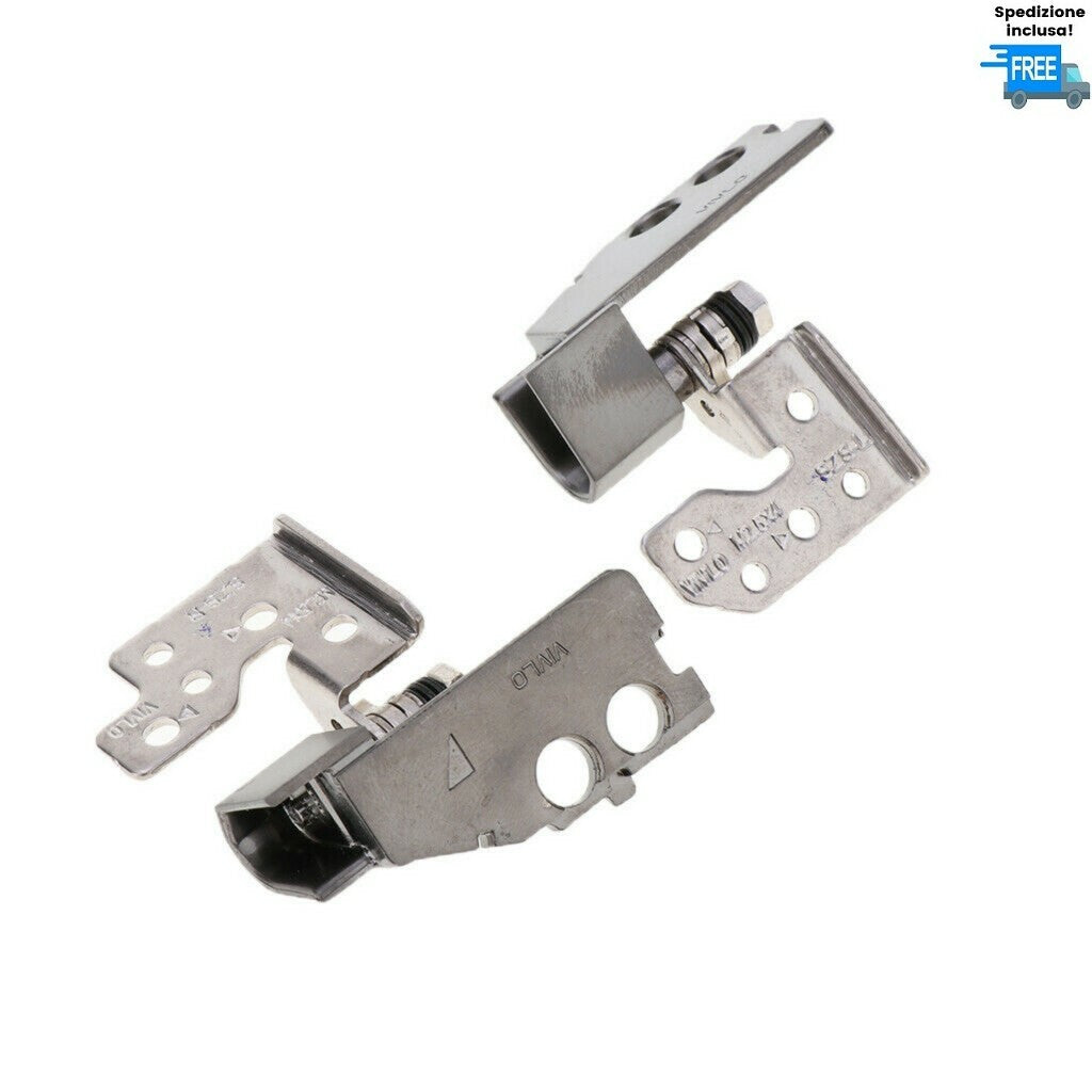 COPPIA CERNIERE HINGE NUOVE PER LENOVO THINKPAD  T440 T450