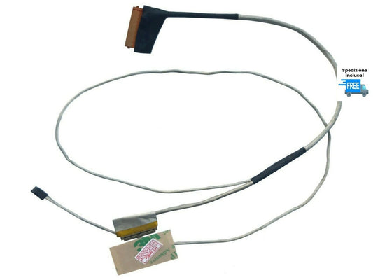 CAVO FLAT VIDEO HP 15-AX 15-BC LED 30 PIN P/N: DD0G35LC001 FLEX DISPLAY CABLE