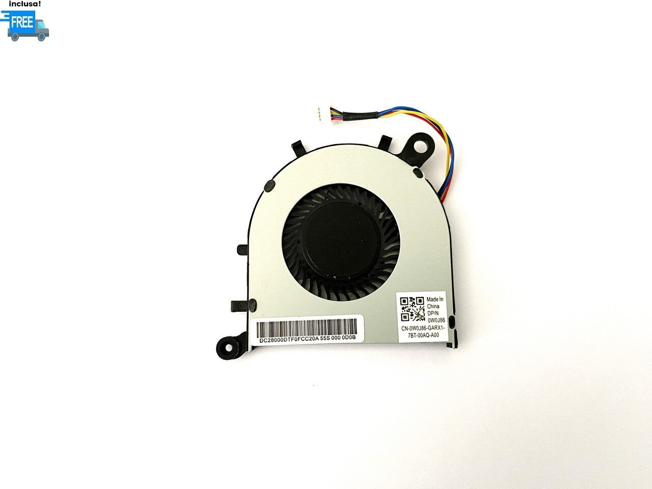VENTOLA DELL XPS 13 9343 9350 9360 FAN NUOVA COOLER 4 PIN