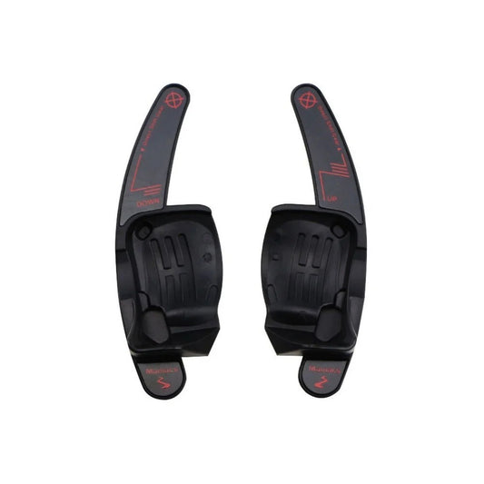 PADDLE PALETTE LEVE CAMBIO AL VOLANTE NERE ABS PER VW GOLF 6 PASSAT JETTA