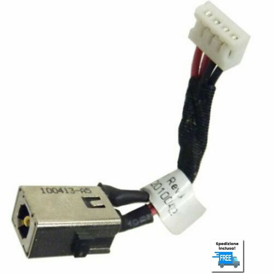 JACK HP MINI 210  DW201 CONNETTORE ALIMENTAZIONE DC POWER  IN 4 PIN