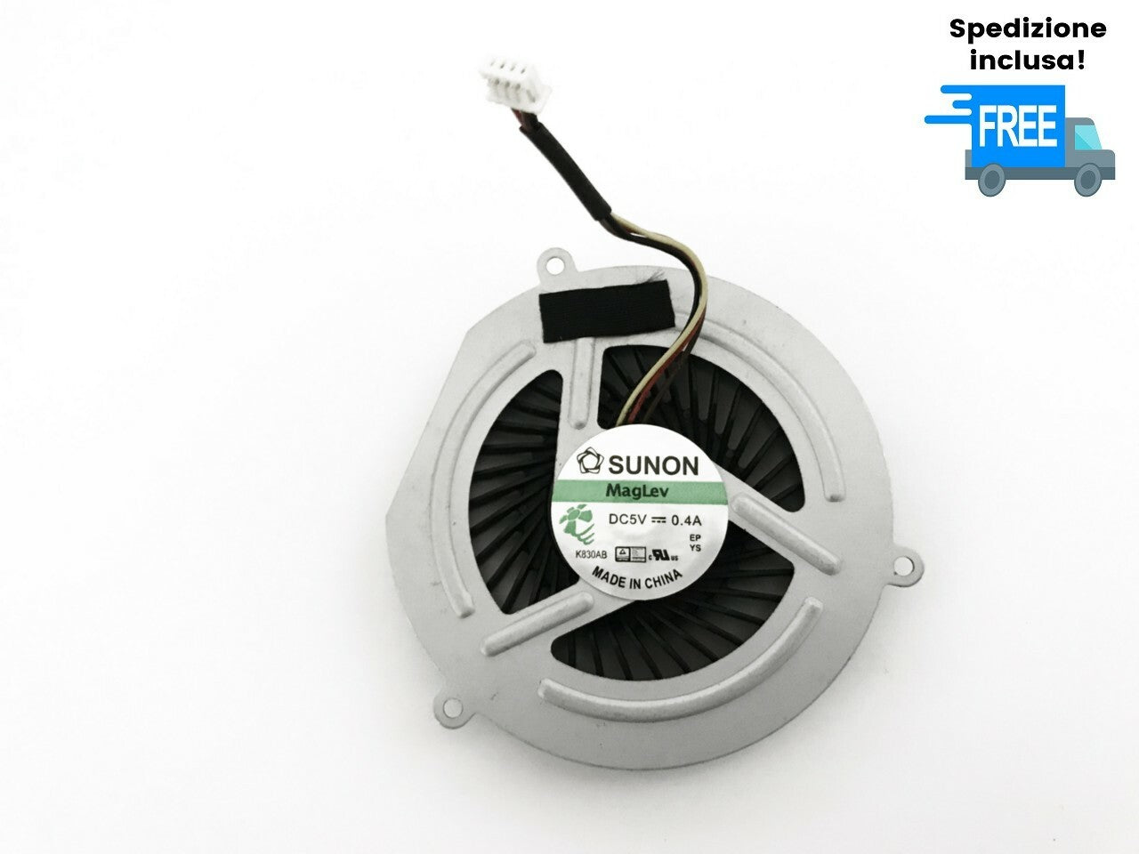 LENOVO Y470 Y470N Y470P Y471A VENTOLA SUNON K830AB  FAN NUOVA 4 PIN