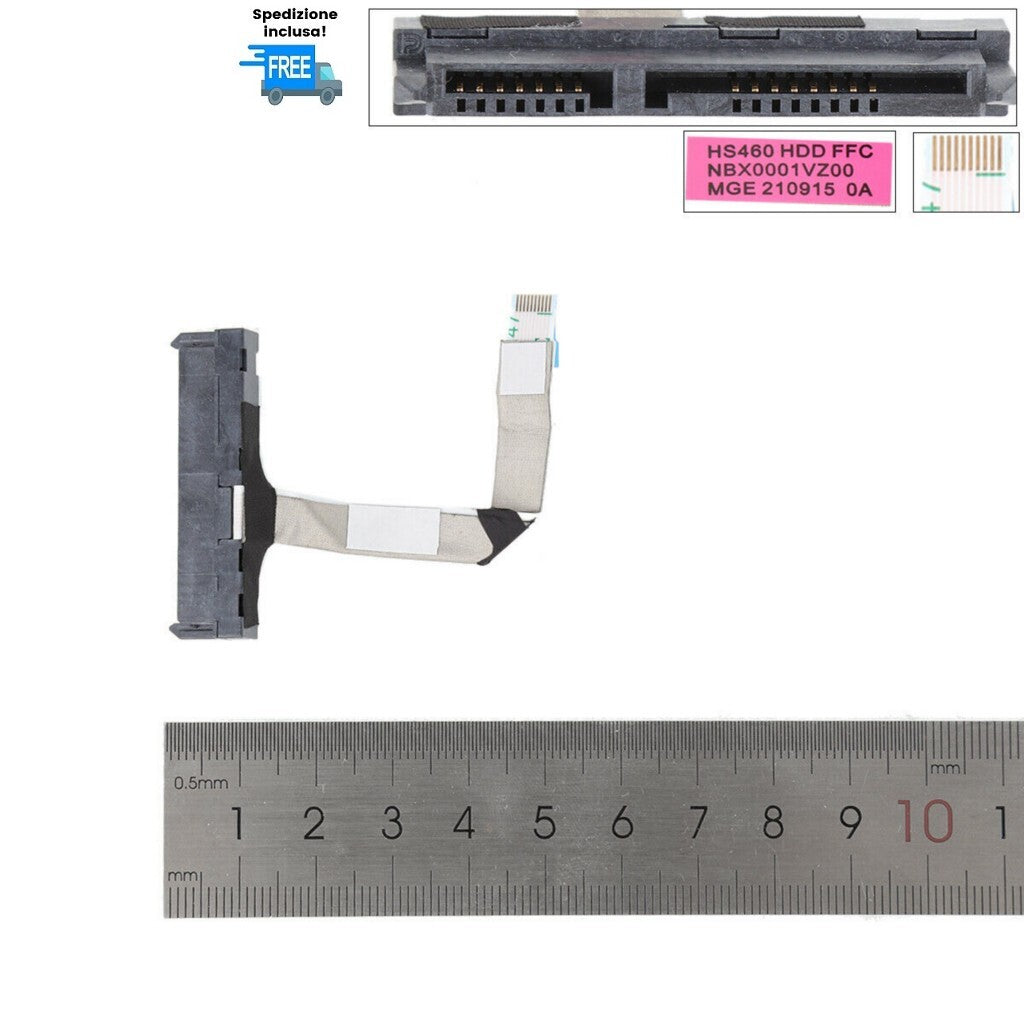 CONNETTORE HARD DISK SATA LENOVO IDEAPAD 3-14ITL6 14ADA6 14ALC6  NBX0001VZ00