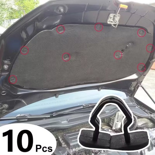 10 pz. clip supporto insonorizzazione cofano VW Golf Passat Jetta Tiguan Beetle