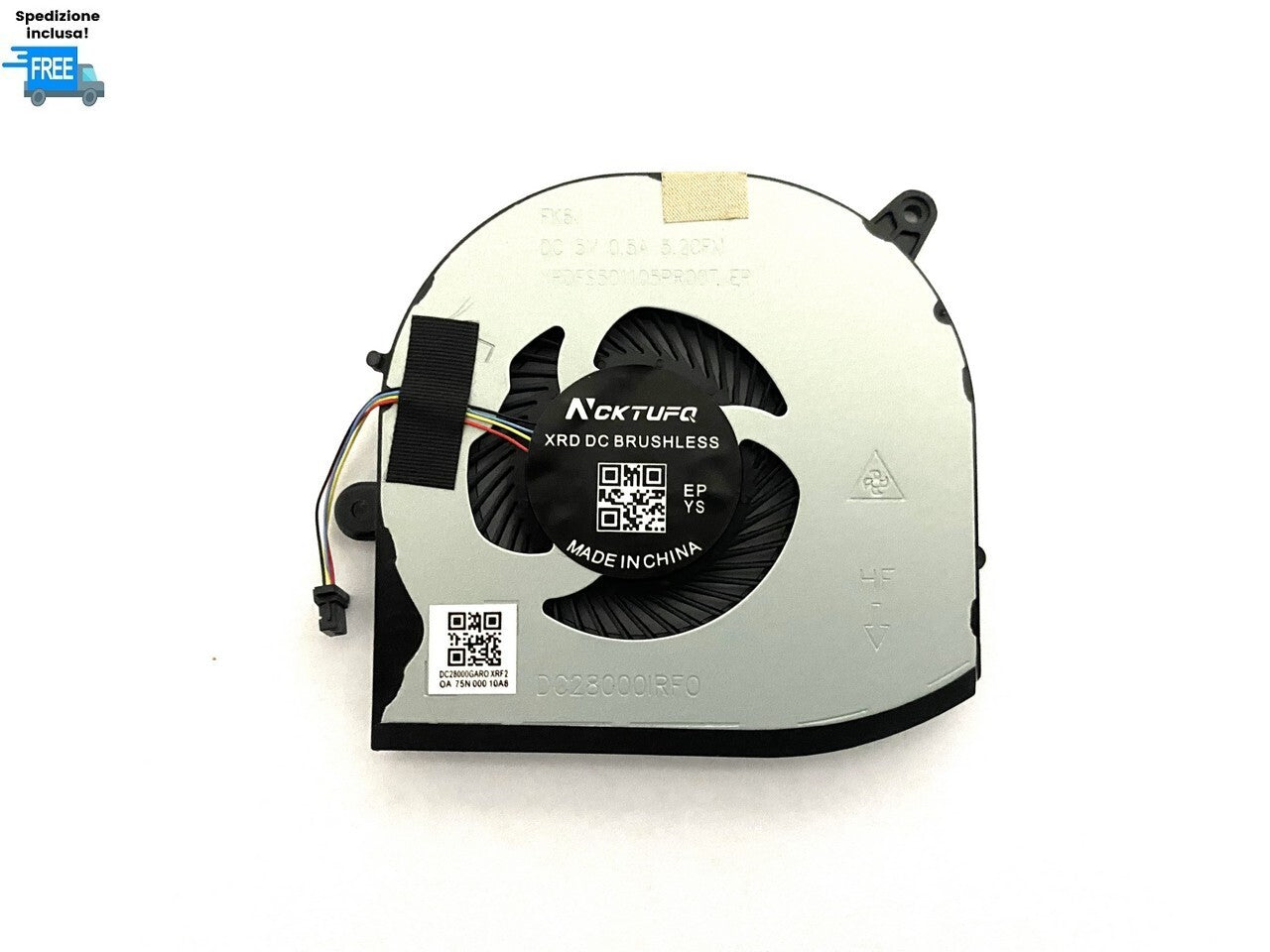 VENTOLA DELL XPS 15 9560  PRECISION 5520 FAN NUOVA COOLER VERSIONE 2