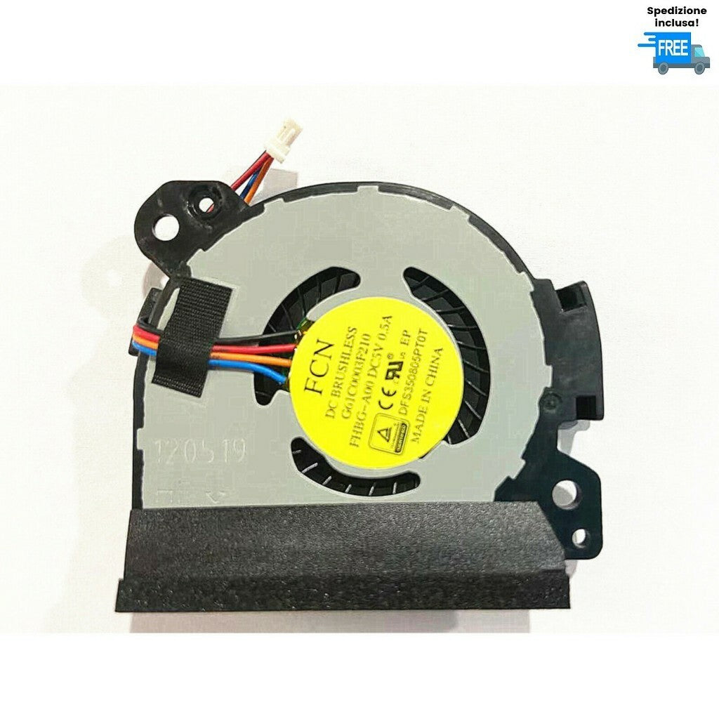 VENTOLA TOSHIBA R40-C A40-D  FAN COOLING  NUOVA 4 PIN DC 5V