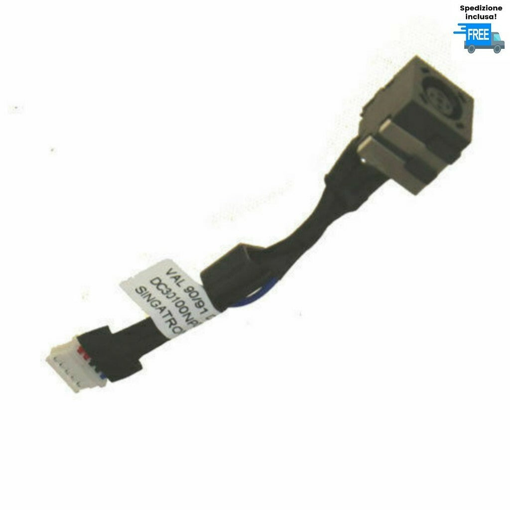 JACK DELL INSPIRON 11 3137 DW651 CONNETTORE ALIMENTAZIONE DC POWER IN 5 PIN