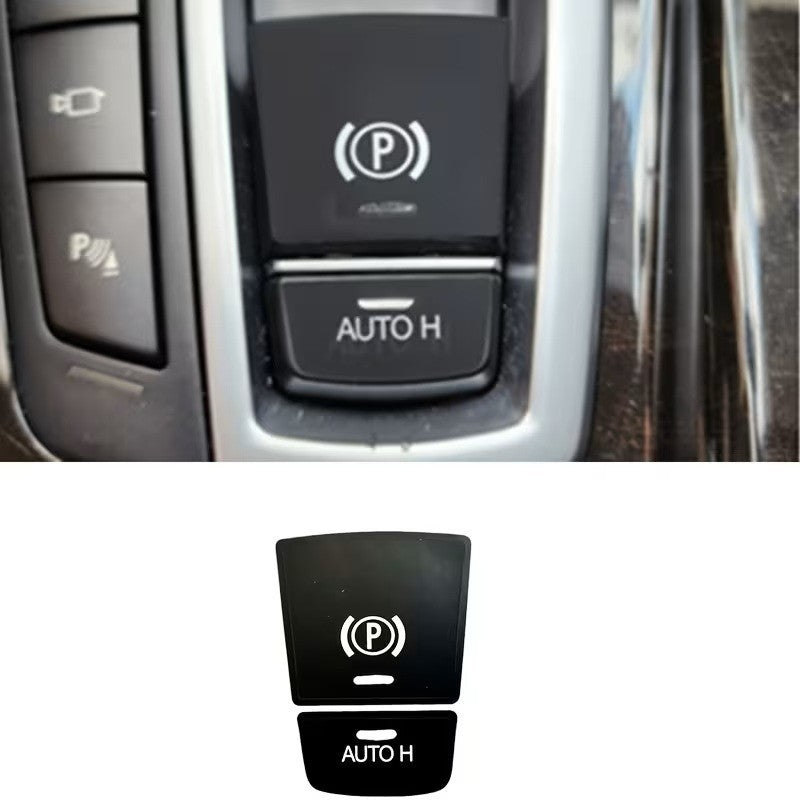 ADESIVO RIPARAZIONE PULSANTE FRENO A MANO BMW SERIE 3 5 7 X3 X5 X6  P + AUTO H