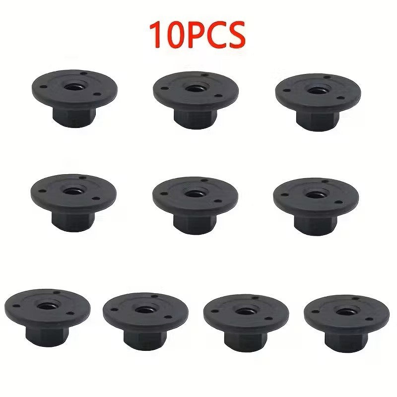 Set 10 dadi fissaggio rapido paraurti posteriore BMW tipo clip plastica nera