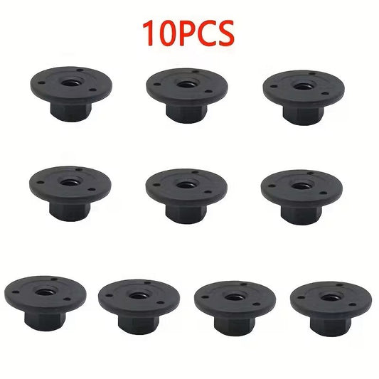 Set 10 dadi fissaggio rapido paraurti posteriore BMW tipo clip plastica nera