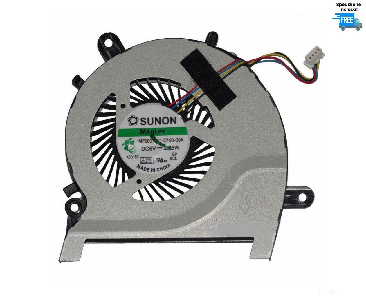VENTOLA ASUS A451 A451CA A451CM A451LA A451L S451 S451LA FAN 4 PIN CPU COOLER