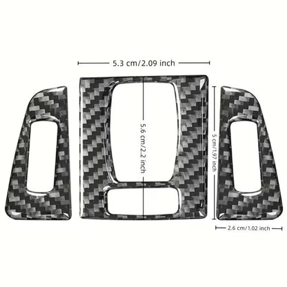 3 PEZZI COVER BOCCHETTE ARIA BMW F30 F31 F32 F33 F34 320i 428i CORNICE ADESIVA