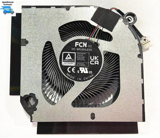 VENTOLA  CPU ACER NITRO 5 AN515-58 AN517-55 AN515-46  PH317-55 PH315-55 DC 12V