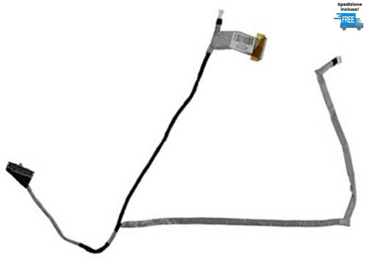 CAVO FLAT VIDEO HP  DV7-4000 DV7-5000 LED P/N: DD0LX9LC003 FLEX DISPLAY CABLE