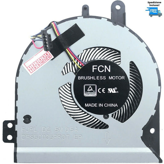 VENTOLA ASUS VIVOBOOK X442 X442U A442 A480U  FAN  COOLER 4 PIN